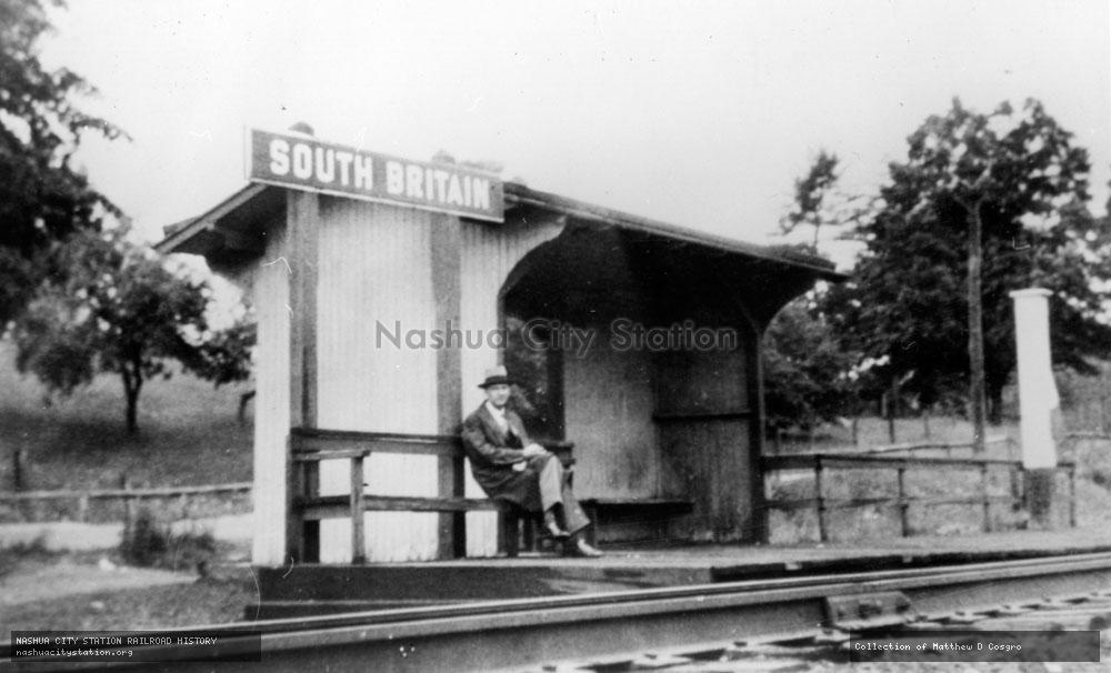 Postcard: South Britain Station